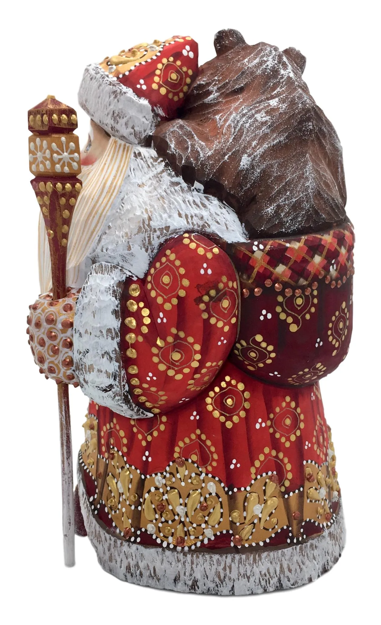 Russian Grandfather Frost with a Bear