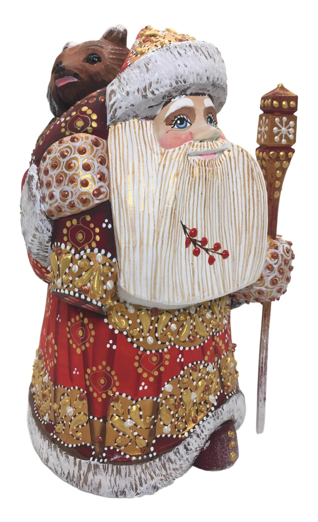 Russian Grandfather Frost with a Bear