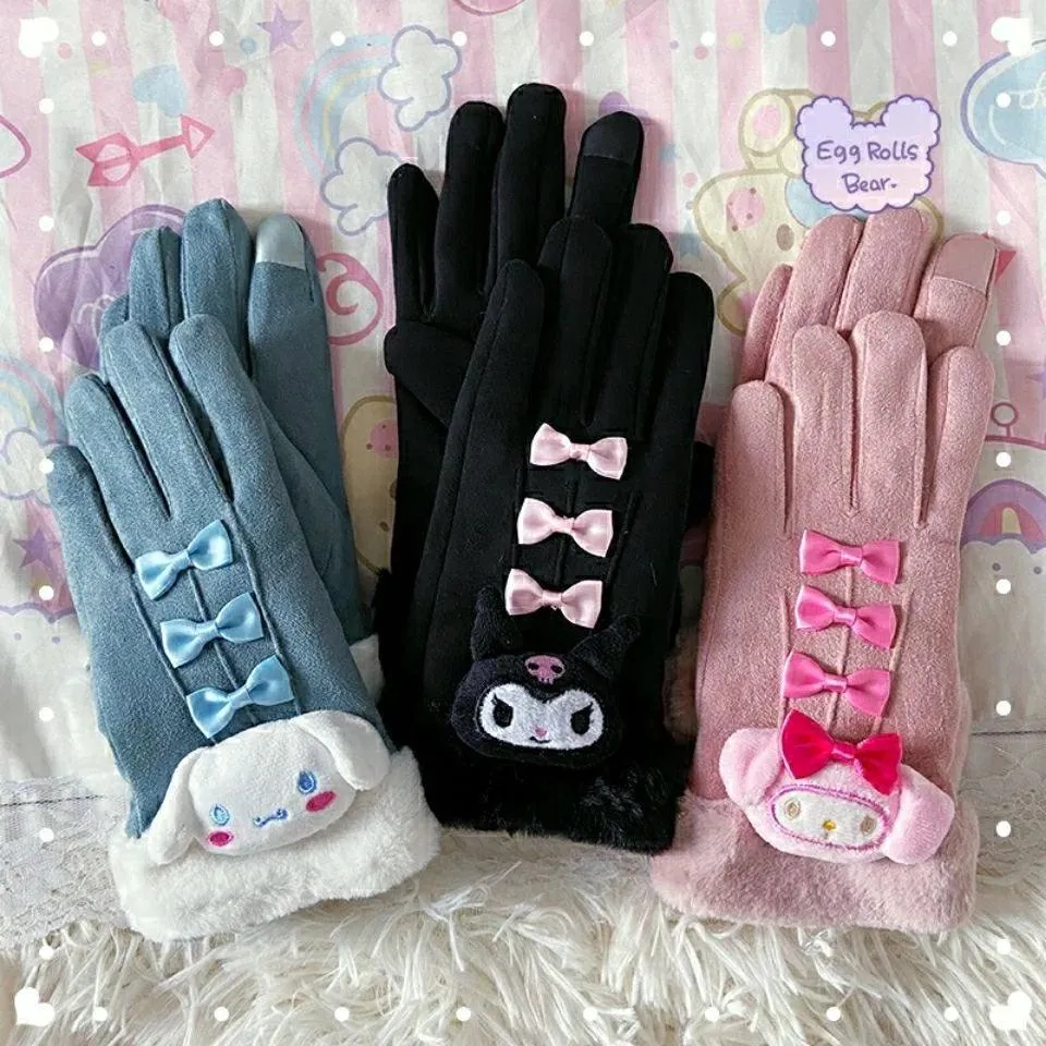 Sanrio Leatherette Touchscreen Gloves