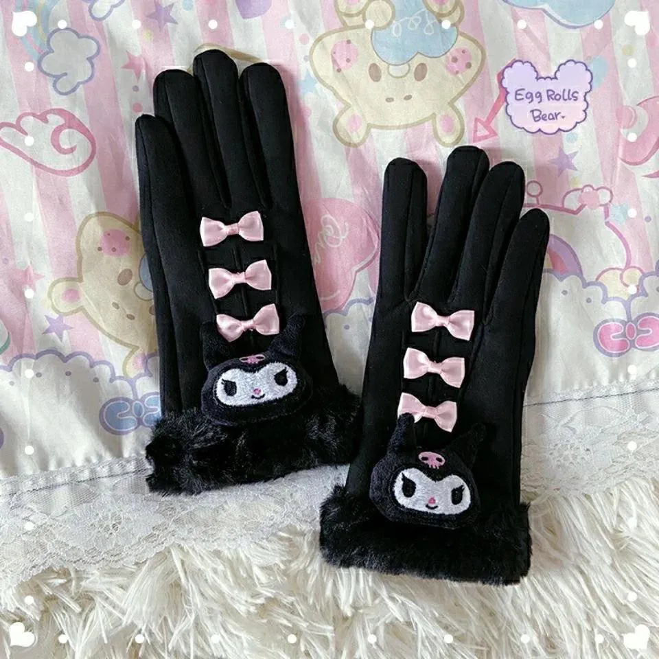 Sanrio Leatherette Touchscreen Gloves