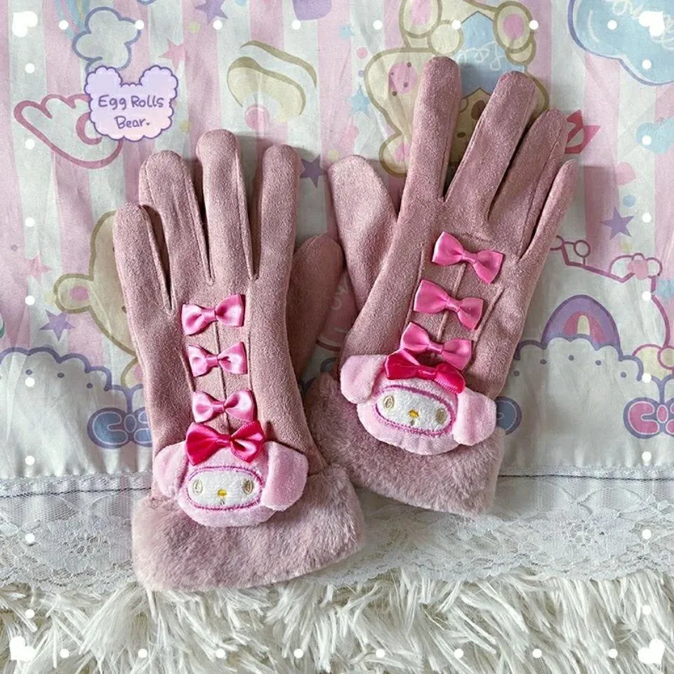 Sanrio Leatherette Touchscreen Gloves