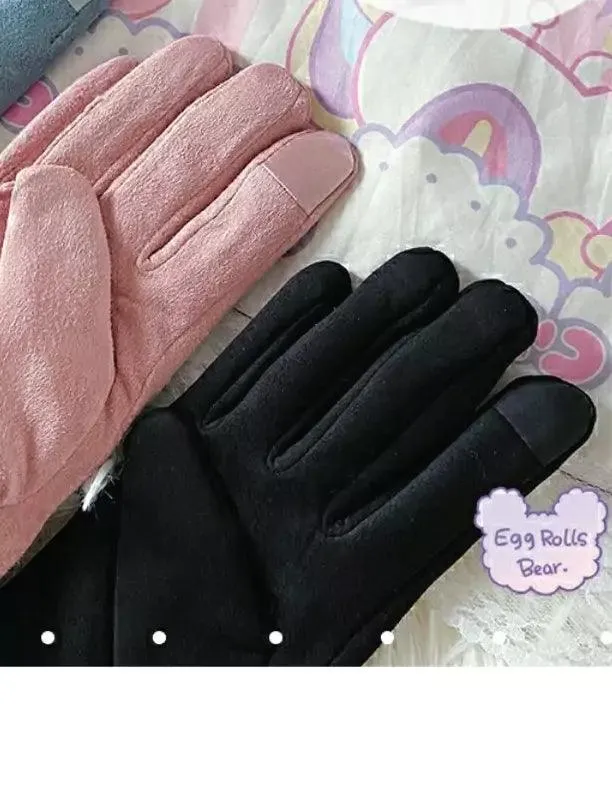 Sanrio Leatherette Touchscreen Gloves