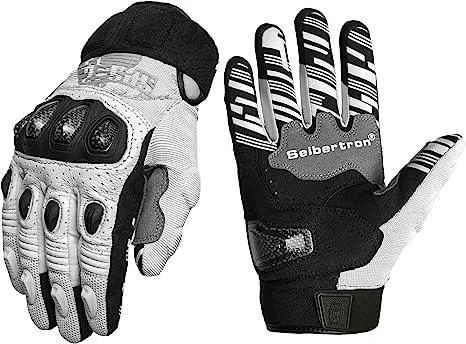 Seibertron™ SPS-2 Carbon Fiber Touchscreen Motorcycle Gloves