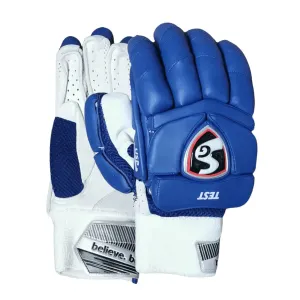 SG Test Cricket Batting Gloves - Navy