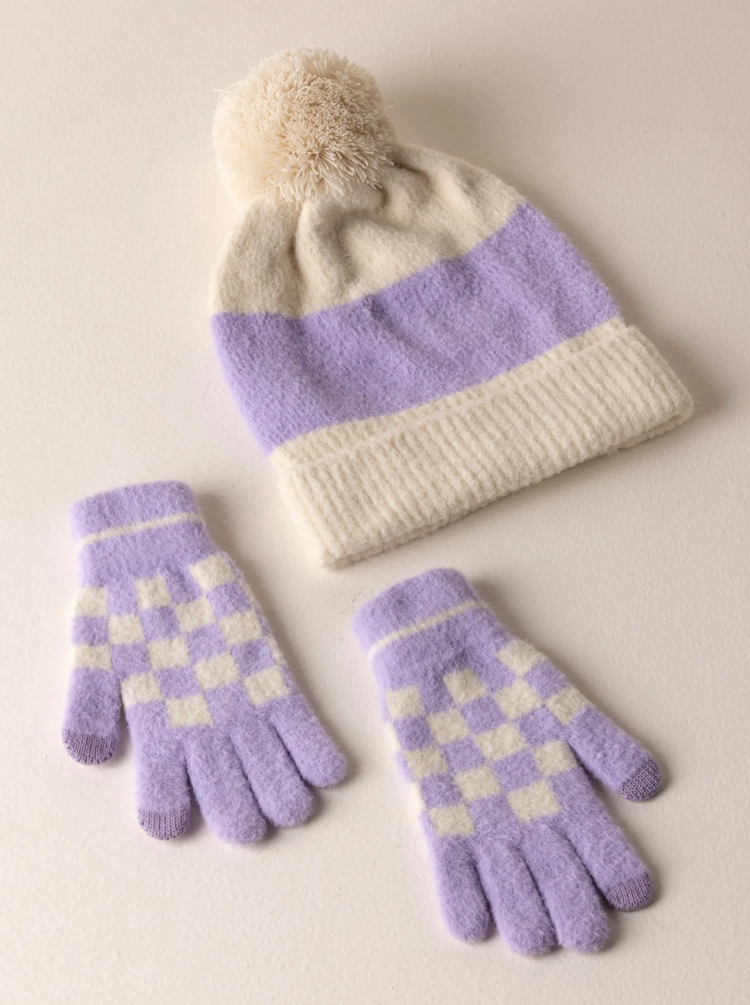 Shiraleah Tanner Touchscreen Gloves, Lilac