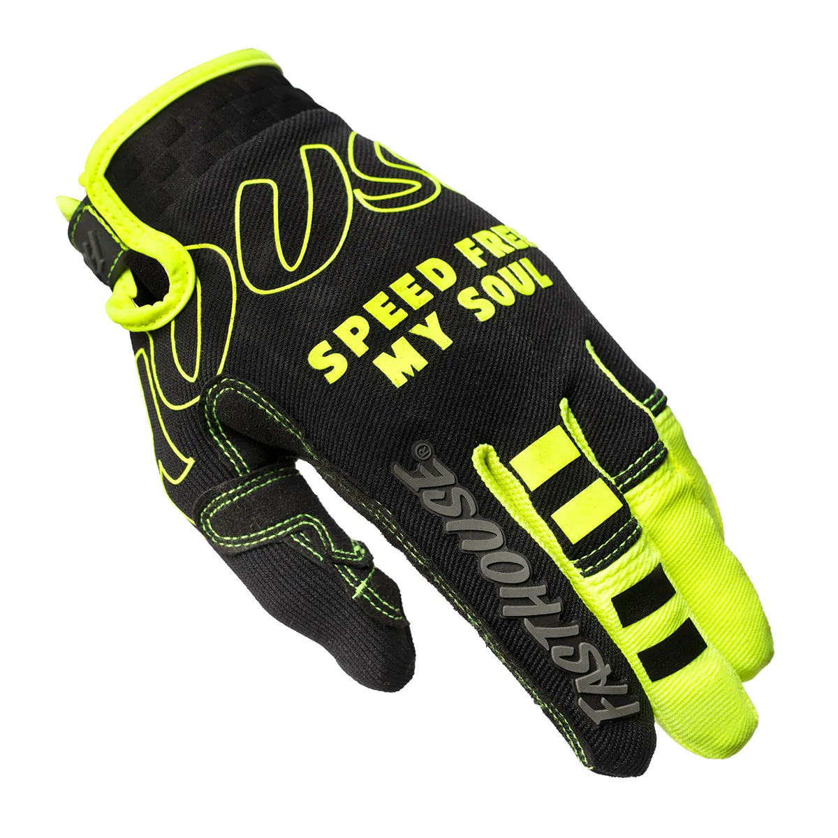 Speed Style Riot Glove - Black/High Viz