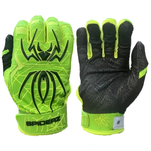 Spiderz Endite Batting Gloves – Neon Yellow/Neon Green/Black
