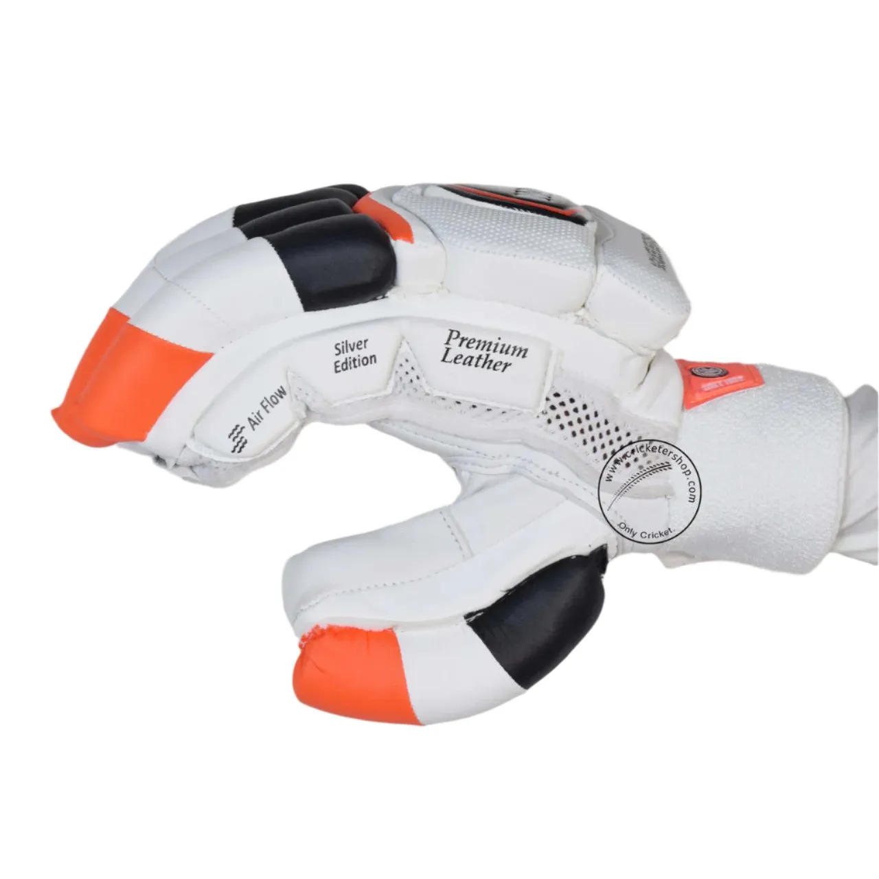 SS Ton Silver Cricket Batting Gloves Men Size