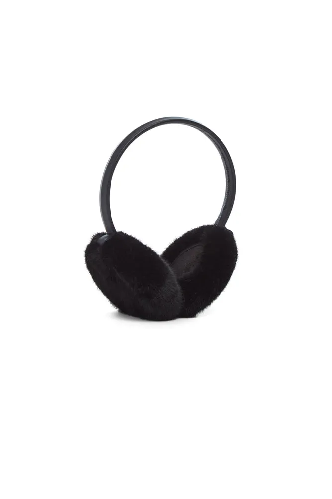 The Black Gstaad Earmuffs