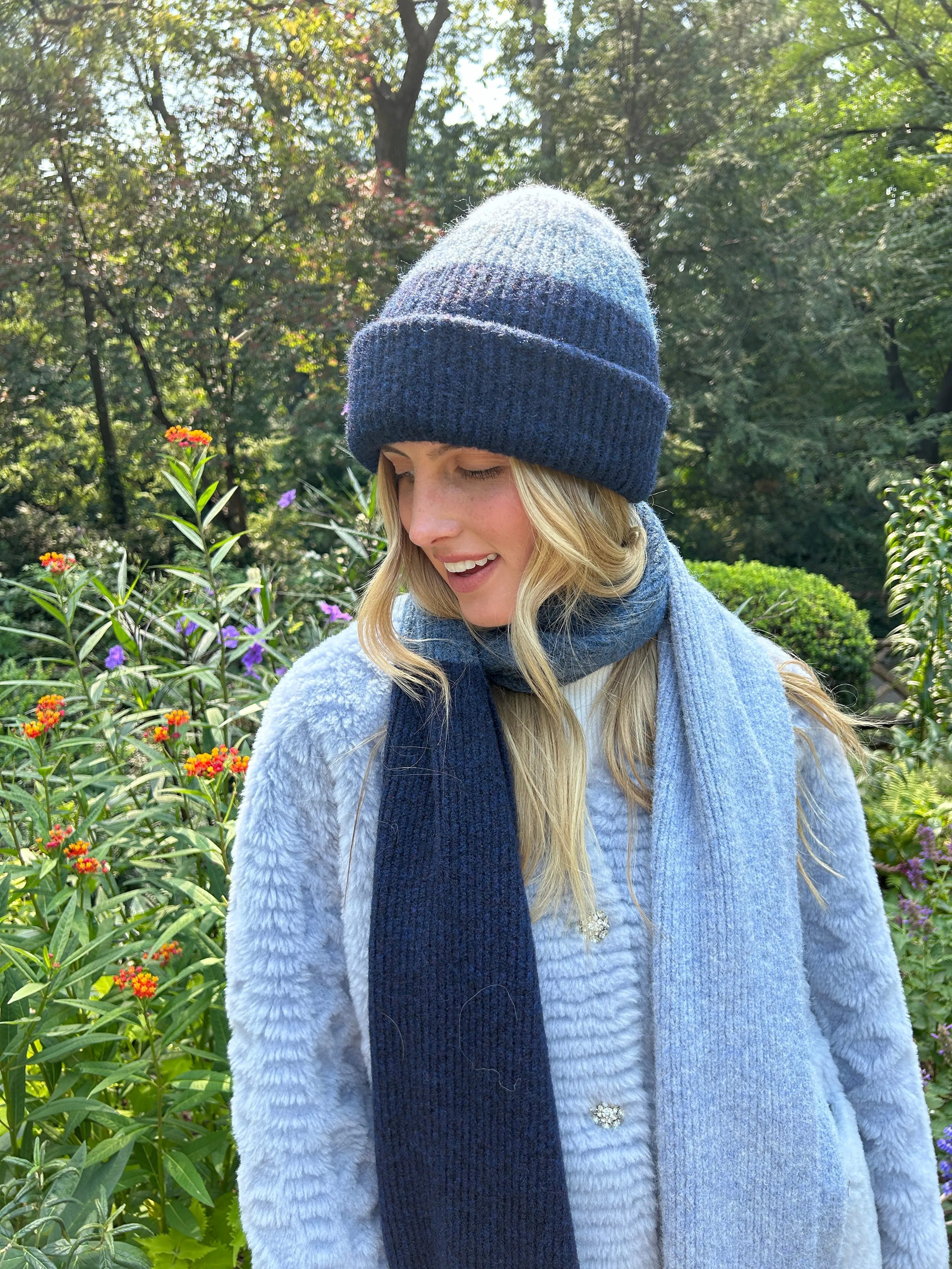 The Blue Big Sky Beanie
