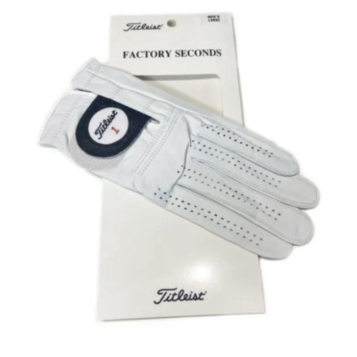 Titleist Factory Seconds Golf Glove XL White/White LH/Regular (6993E-XL)