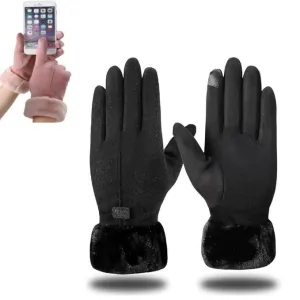 Tomorrow Women's Winter Gloves Angora Wool & Touchscreen Technology (MultiColours)