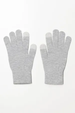 Touch Screen Gloves Grey