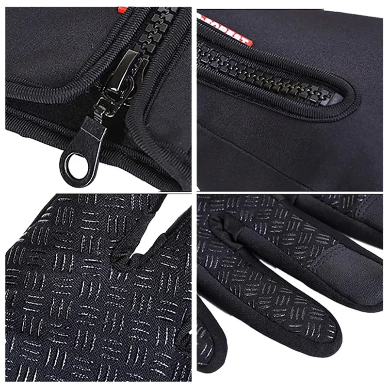 Touchscreen Thermal Winter Gloves - Full Finger Outdoor Gloves