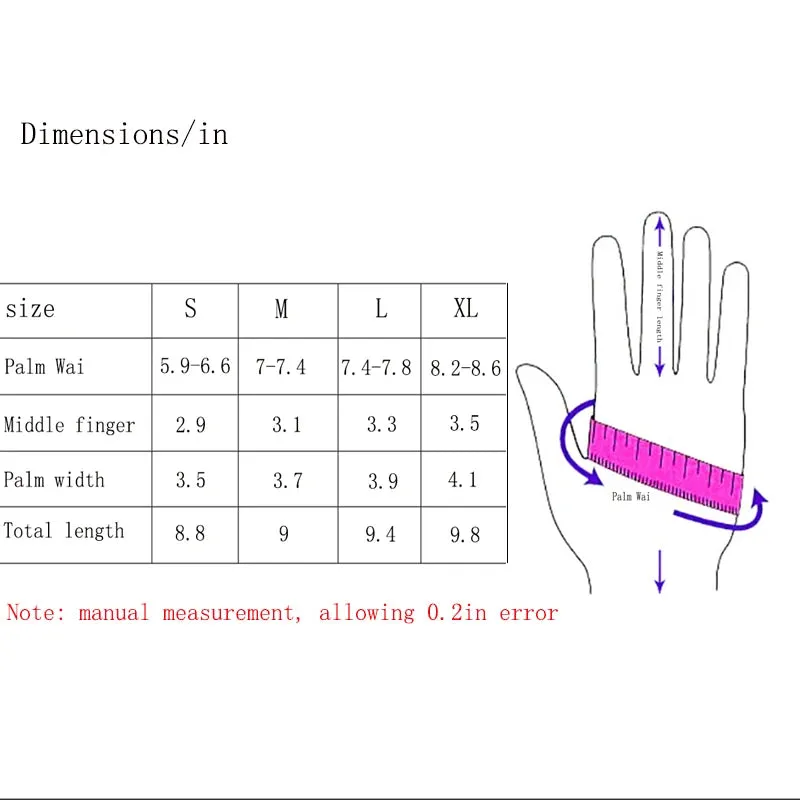 Touchscreen Thermal Winter Gloves - Full Finger Outdoor Gloves