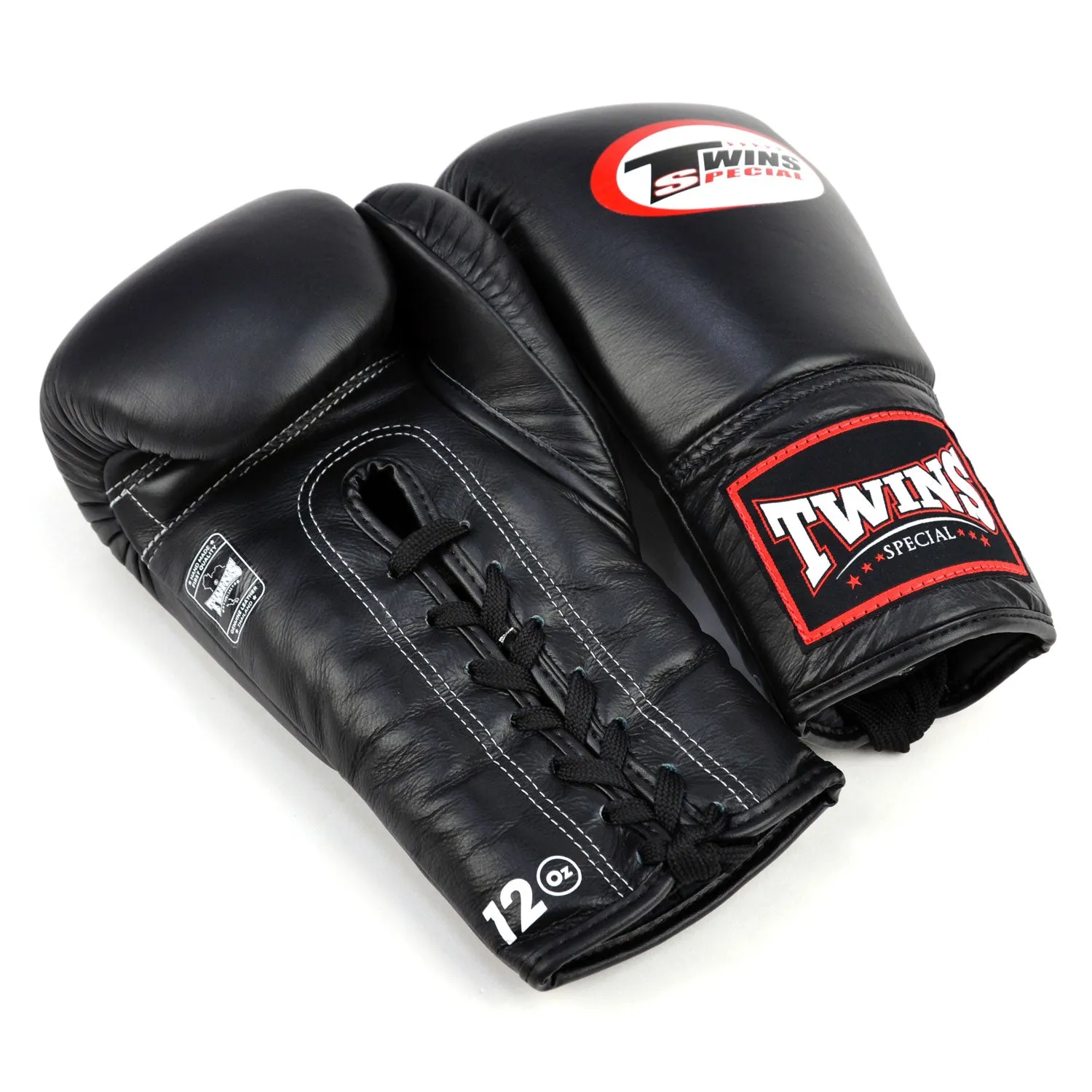 TWINS LACE UP GLOVES-BLACK