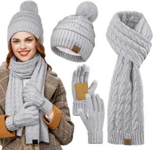 URATOT 3-in-1 Women's Winter Set - Fleece Lined for Ultimate Warmth