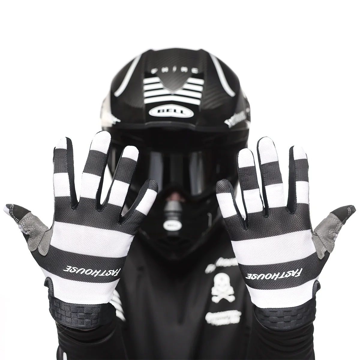 Vapor Jail Bird Glove - Black/White