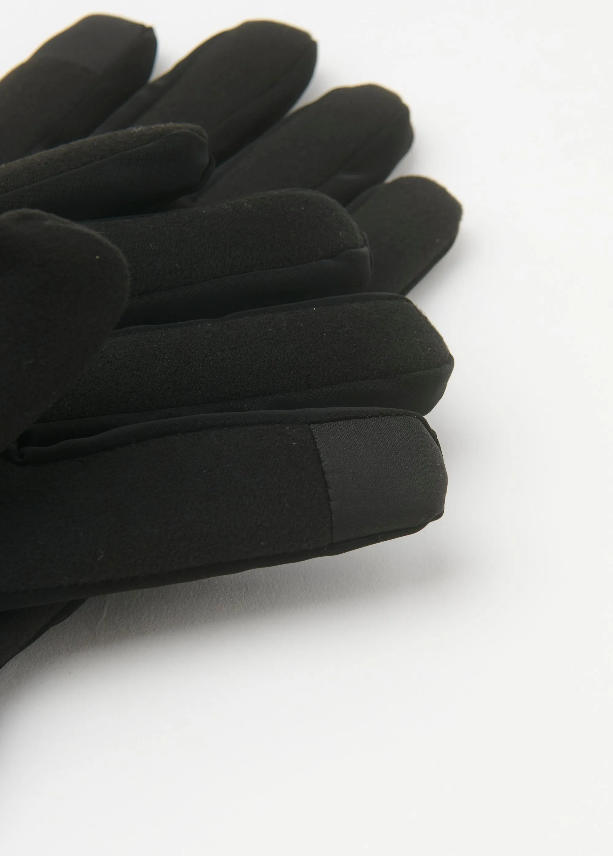 Warm fleece-lined touchscreen gloves
