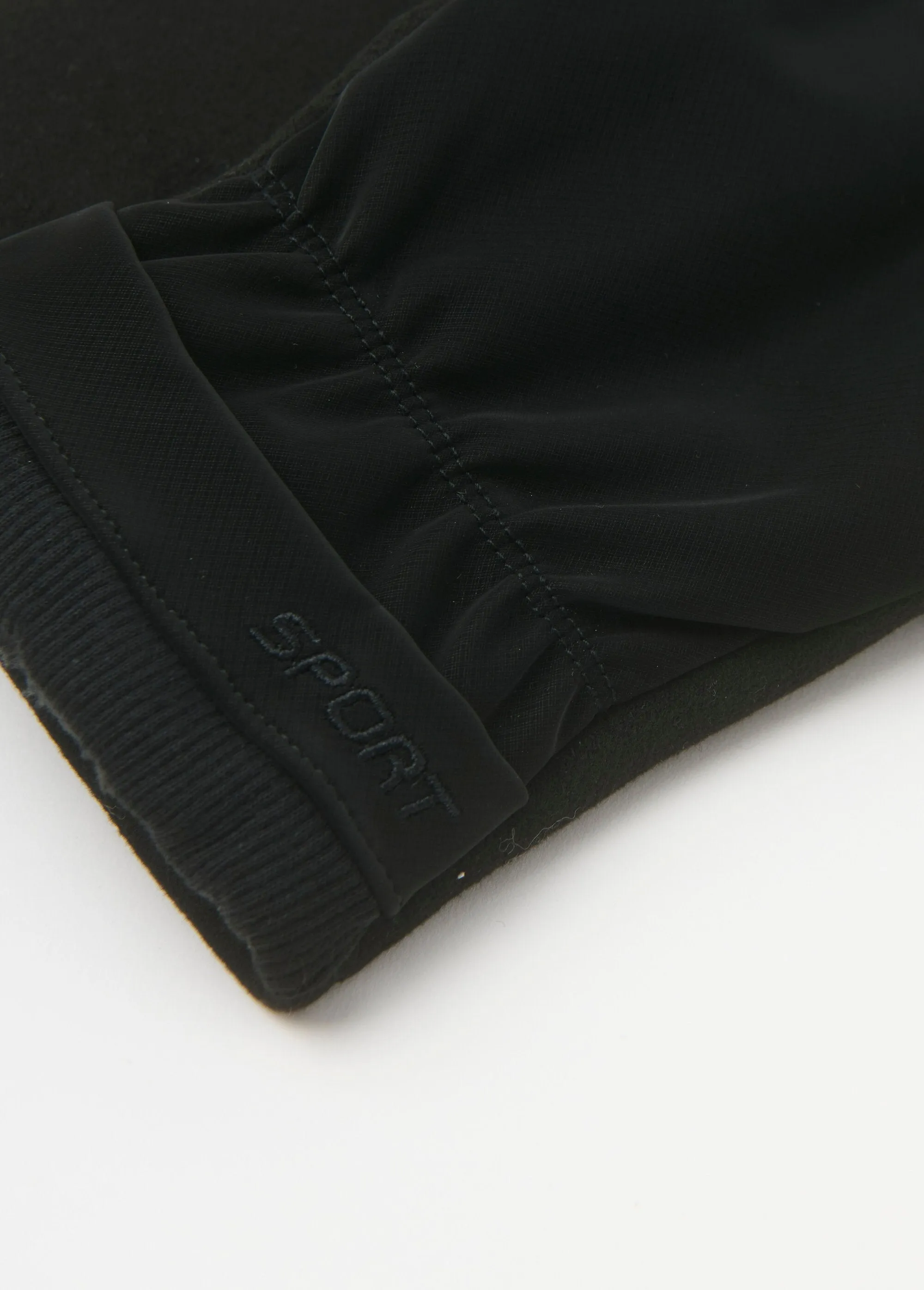 Warm fleece-lined touchscreen gloves