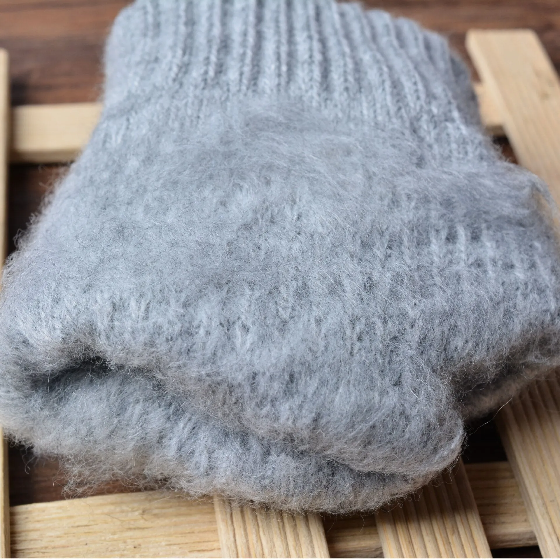 Warm Winter Touch Screen Gloves Stretch Knit  Wool Full Finger Crochet Gloves