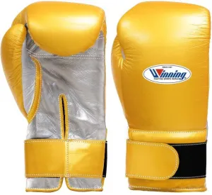 Winning Velcro Boxing Gloves  - Gold · Silver