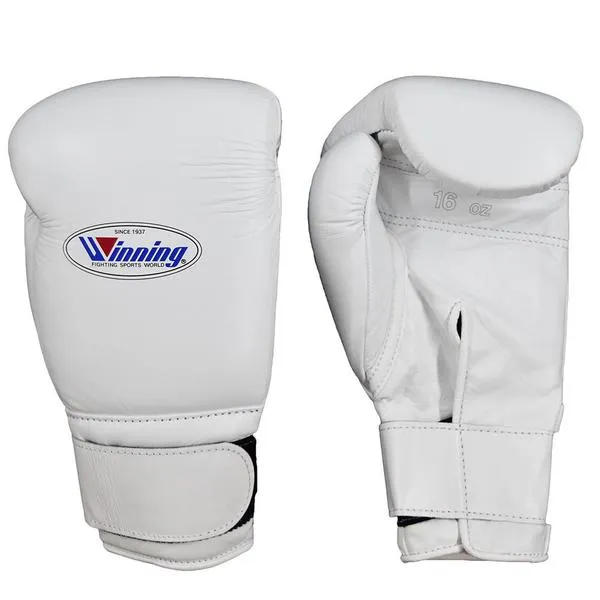 Winning Velcro Boxing Gloves - White