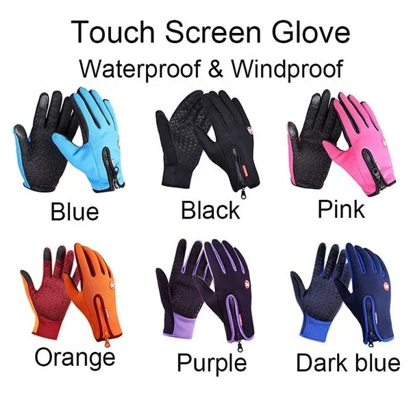 Winter Warm Gloves Windproof Gloves Touch Screen Gloves