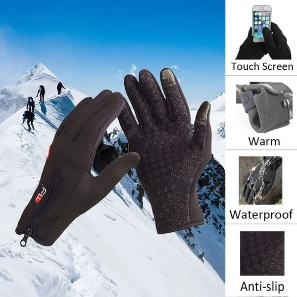 Winter Warm Gloves Windproof Gloves Touch Screen Gloves