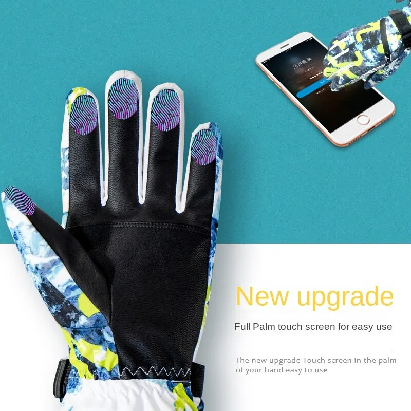 Winter Warm  Touch Screen Fleece Ultralight Waterproof  Snow Gloves