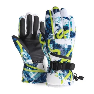 Winter Warm  Touch Screen Fleece Ultralight Waterproof  Snow Gloves