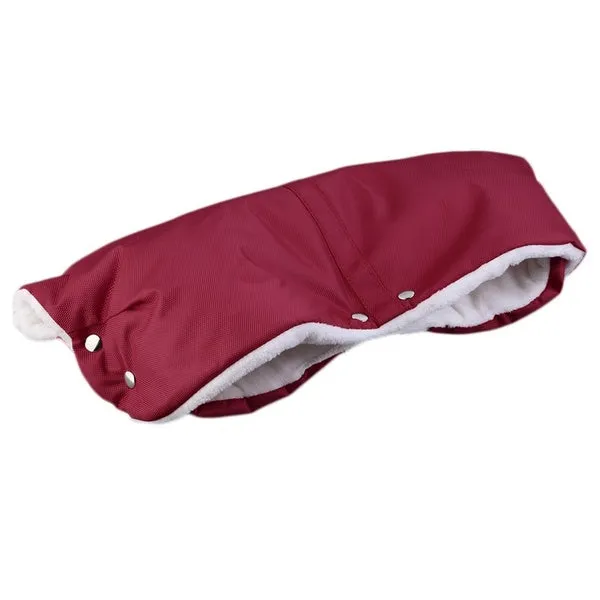 Winter Warmer Baby Pram Stroller Hand Muff Fingerless Gloves