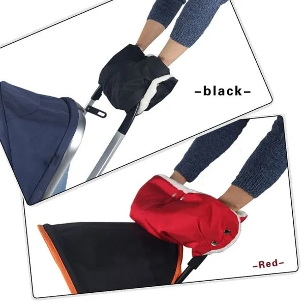 Winter Warmer Baby Pram Stroller Hand Muff Fingerless Gloves