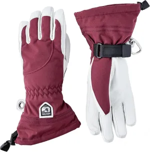 Womens Leather Ski Glove - Ideal for Skiing & Snowboarding