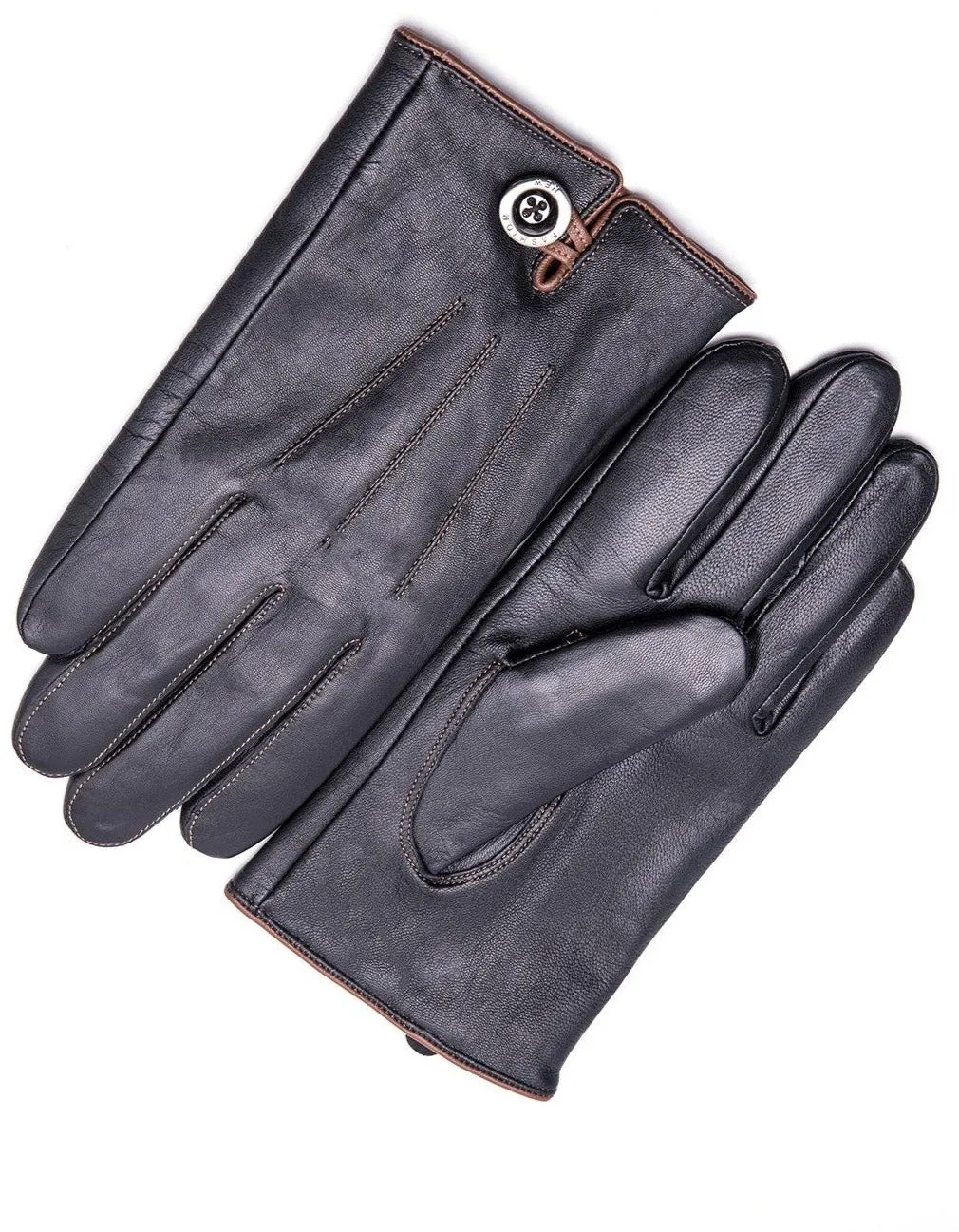 YISEVEN Winter Men’s Lambskin Leather Gloves
