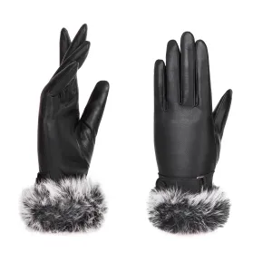 YISEVEN Women's Touchscreen Sheepskin Leather Gloves