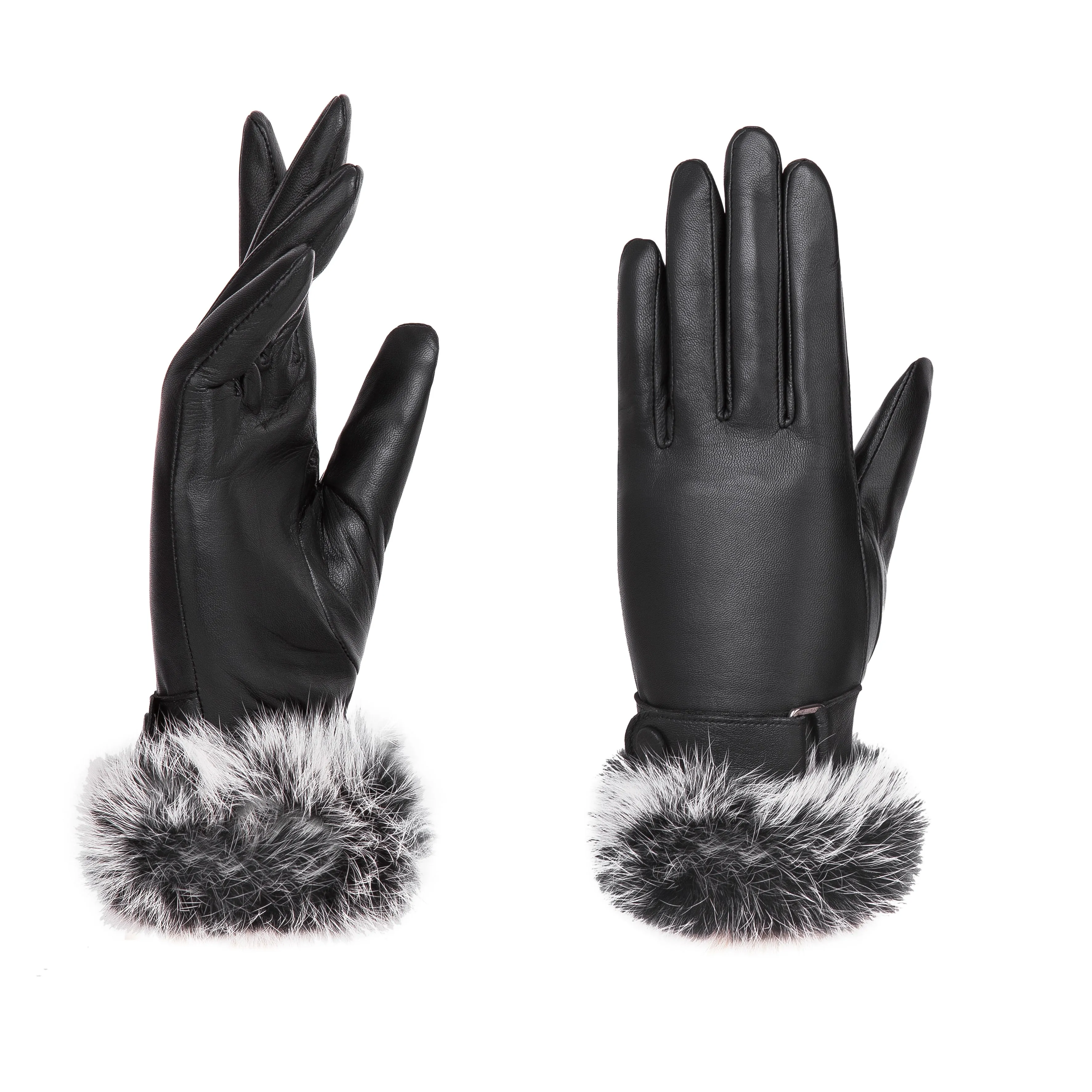 YISEVEN Women's Touchscreen Sheepskin Leather Gloves
