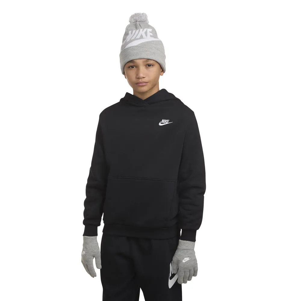 Youth Swoosh Pom Beanie & Glove Set
